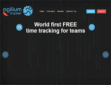 Tablet Screenshot of agiliumtracker.com